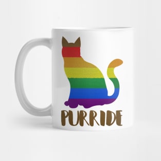 'Purride Rainbow Cat' Adorable Rainbows Gift Mug